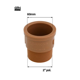 Adaptador Soldável Curto 60mm x 2 Polegadas Krona