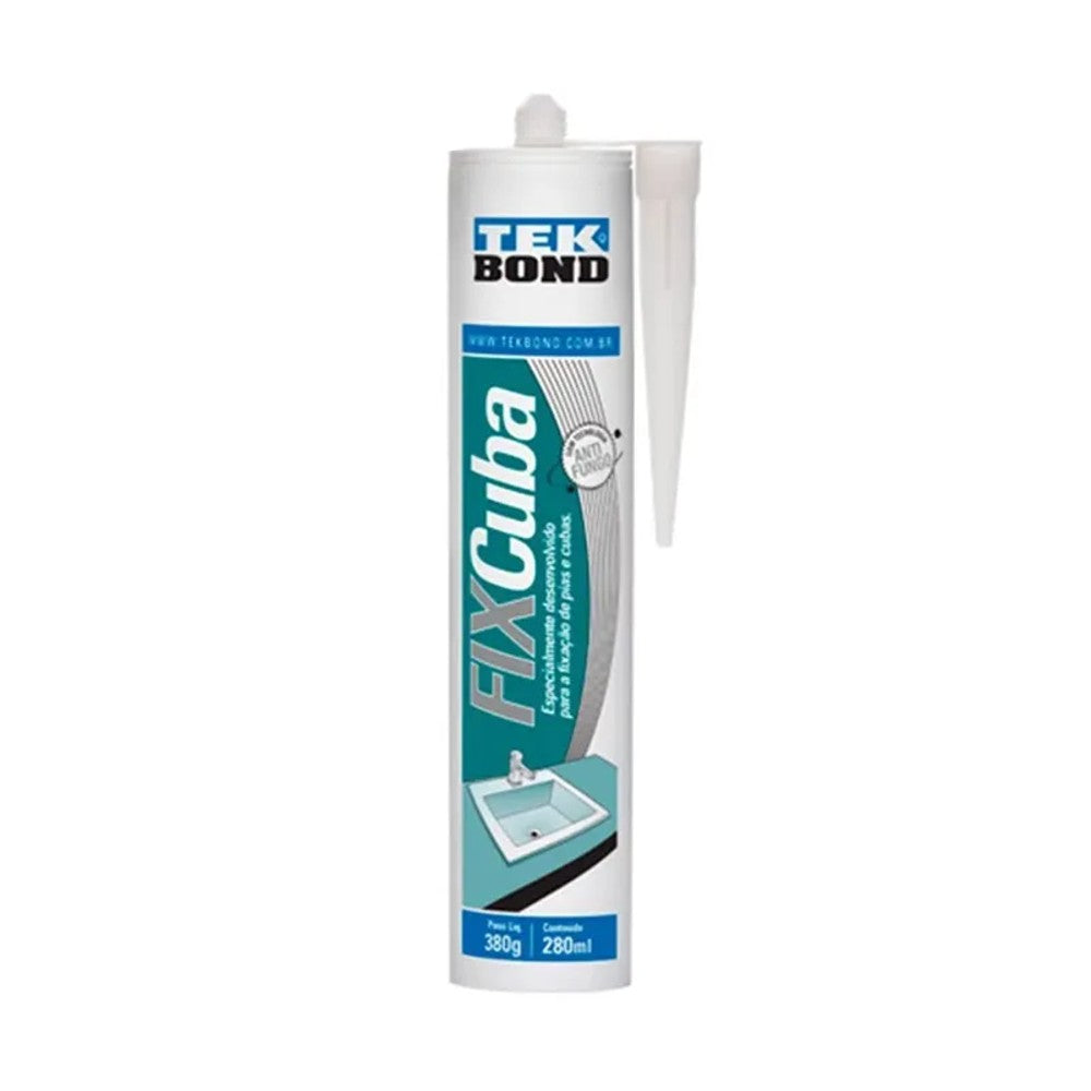 Adesivo PU Fixa Cuba Tekbond 380g Branco