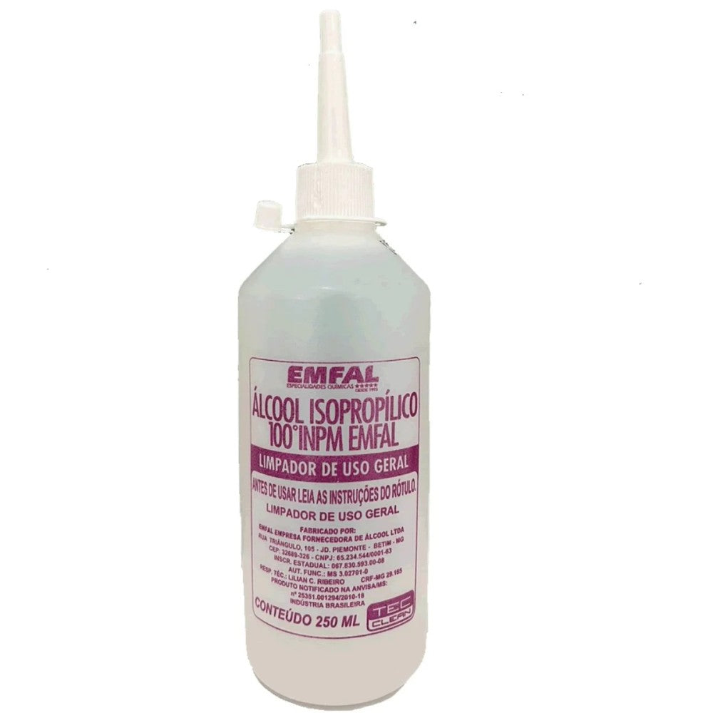 Alcool Isopropilico 100 INPM 250ML Emfal