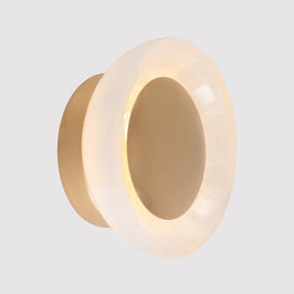 Arandela DNA Rocha 4W 3000K 15cm Dourado Fosco