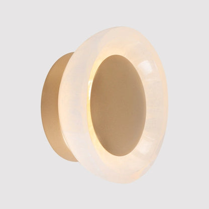 Arandela DNA Rocha 4W 3000K 15cm Dourado Fosco