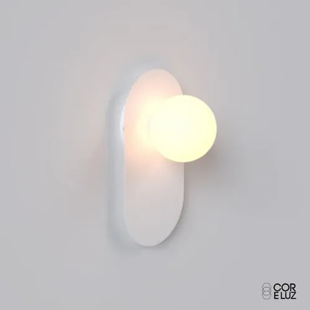 Arandela Dital 1116 Oval G9 Branco