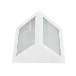 Arandela Fabrica da Luz 1575 Triangular 23x23cm 1 E27 Branco