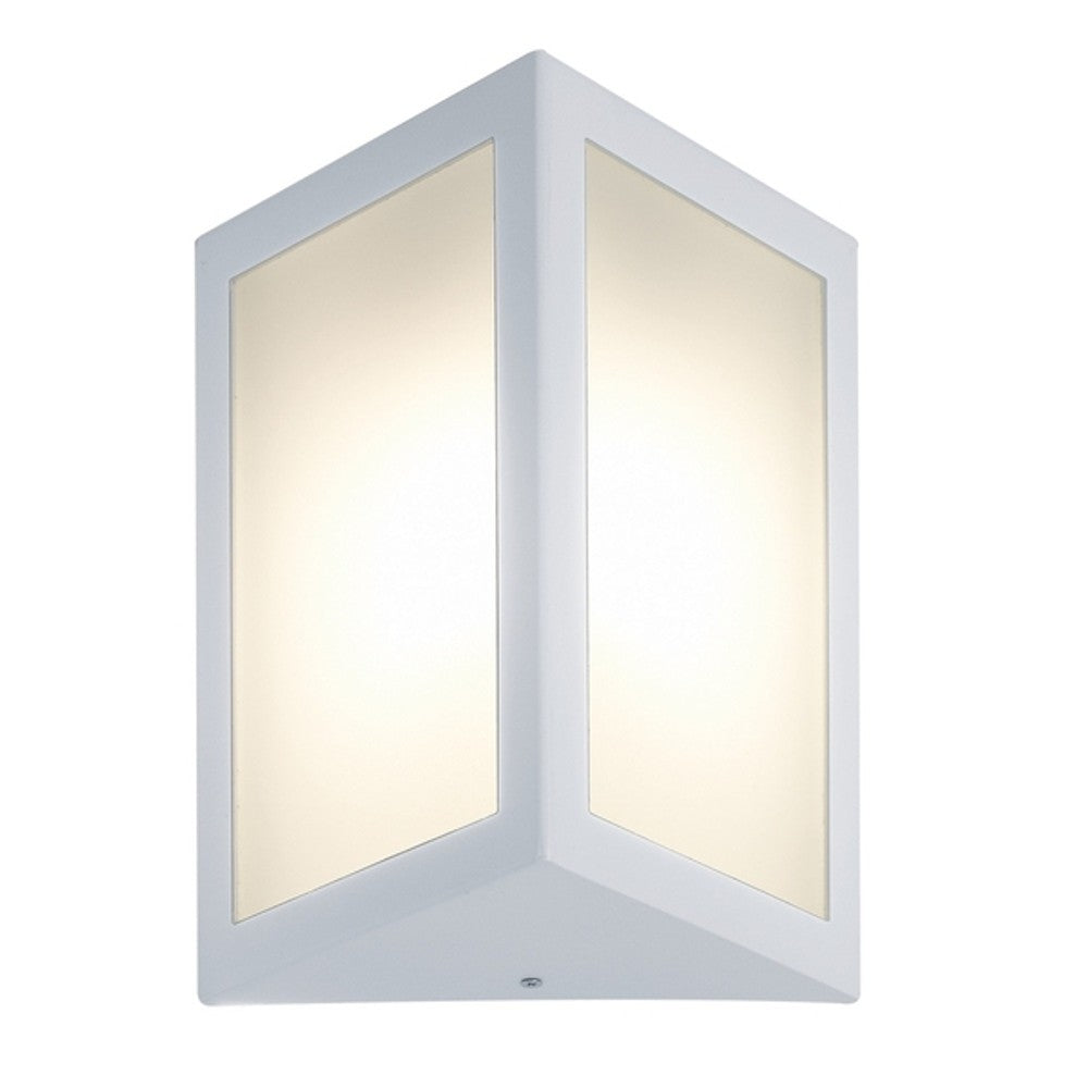 Arandela Fabrica da Luz 1580 Branco Triangular 15x23 1 E27
