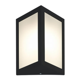 Arandela Fabrica da Luz 1580 Preto Triangular 15x23 cm 1 E27