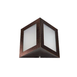 Arandela Fabrica da Luz 1590 Preto Triangular 30x23cm 2 E27
