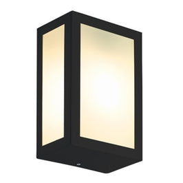Arandela Fabrica da Luz 1700 Preto Retangular 18x13 cm 1 E27