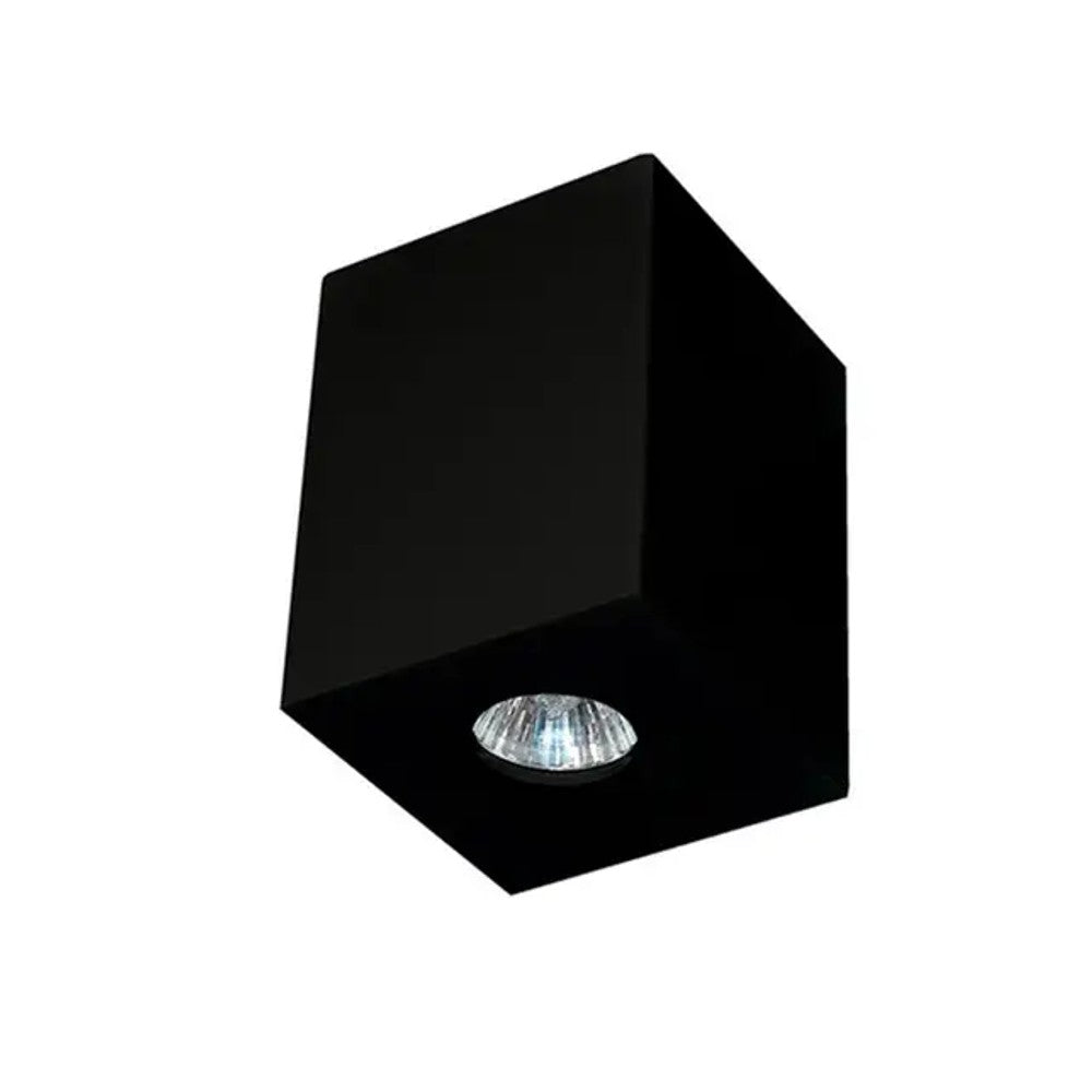 Arandela Fabrica da Luz 4501 Preto Acrílico 1 Lâmpada Halógena 40W