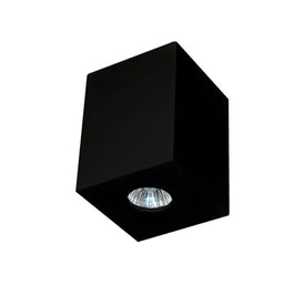 Arandela Fabrica da Luz 4501 Preto Acrílico 1 Lâmpada Halógena 40W