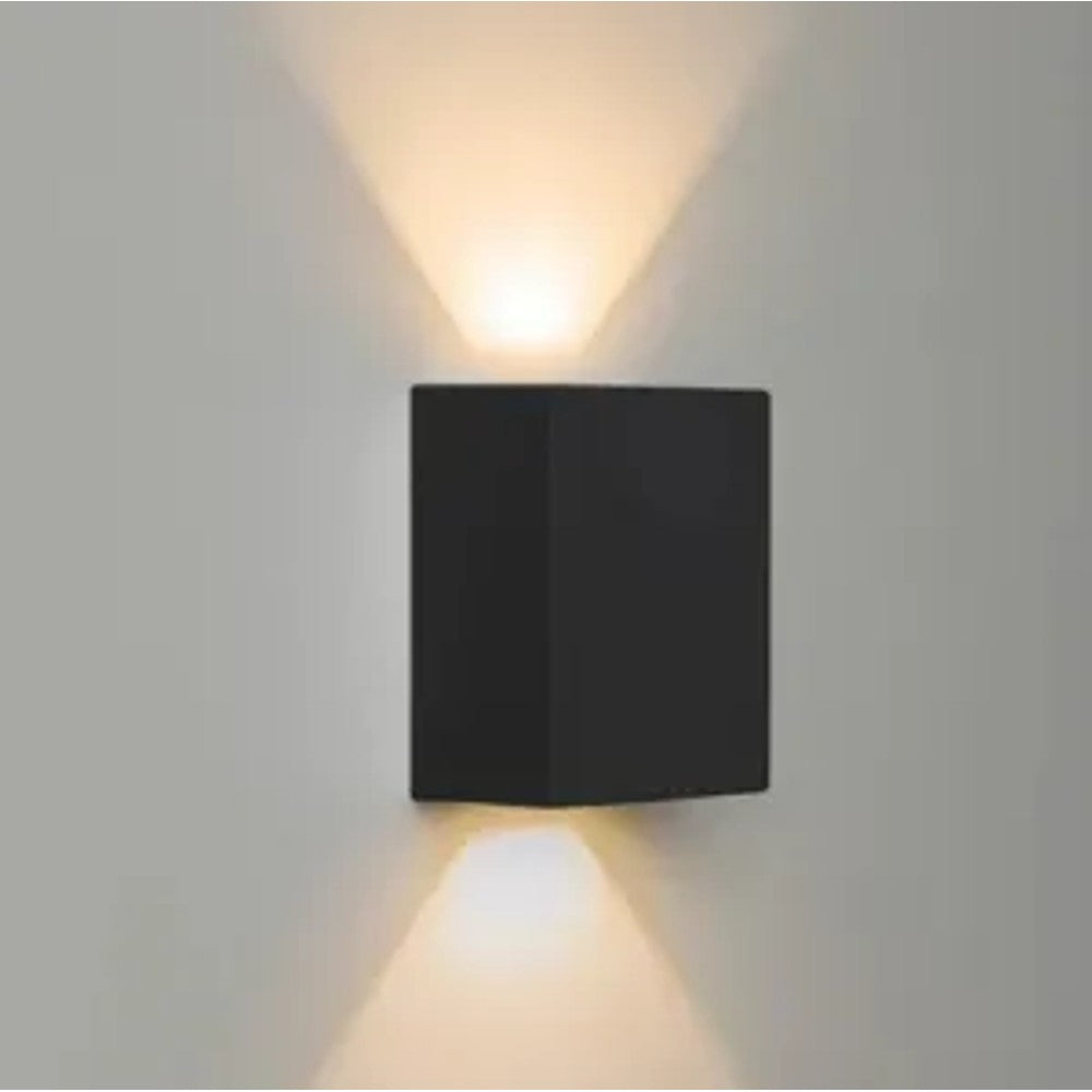 Arandela Fabrica da Luz 4575 Preto Facho Aberto Facho Fechado
