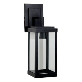 Arandela Ideal A-1274 Preto Com Vidro