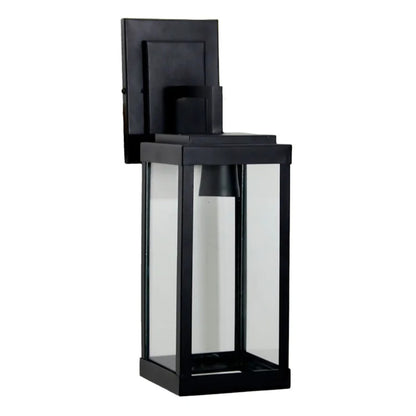 Arandela Ideal A-1274 Preto Com Vidro