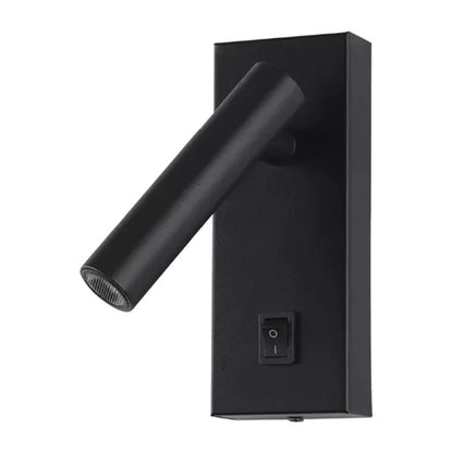 Arandela LED Gaya LeyA Direcionável Alumínio Preto 2W 3000K Parede Moderno IP20