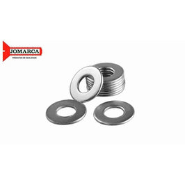 Arruela Lisa 5/16 Zincada Jomarca com 100 Peças