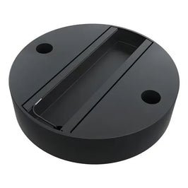 BASE SOBREPOR REDONDA P/ SPOT TRILHO LUMINATTI LM951 PRETO