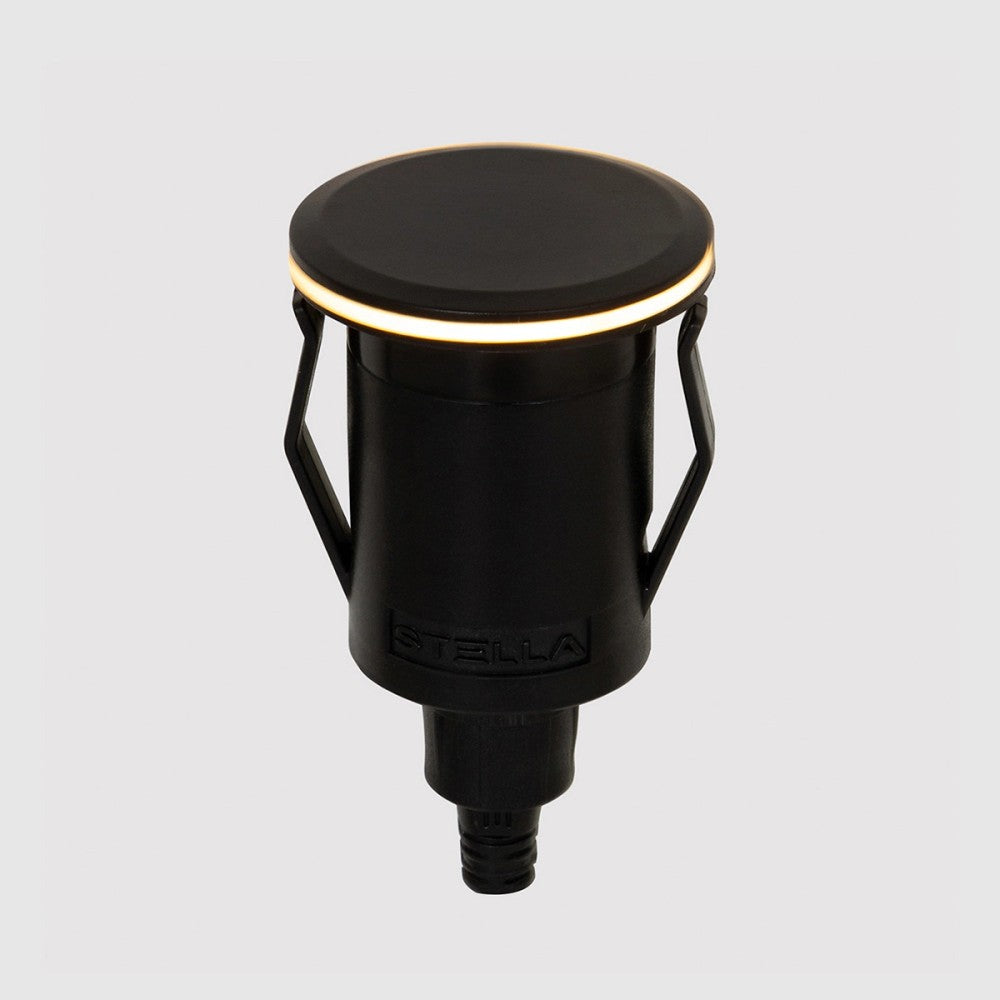 Balizador LED Solo 1W 3000K Preto IP67 PIX