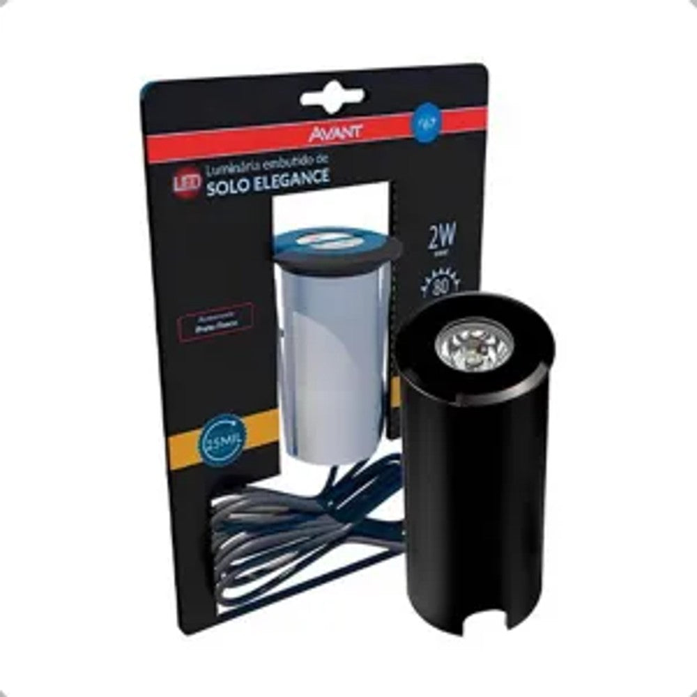 Balizador LED Solo 2W 3000K Elegance IP67 Avant