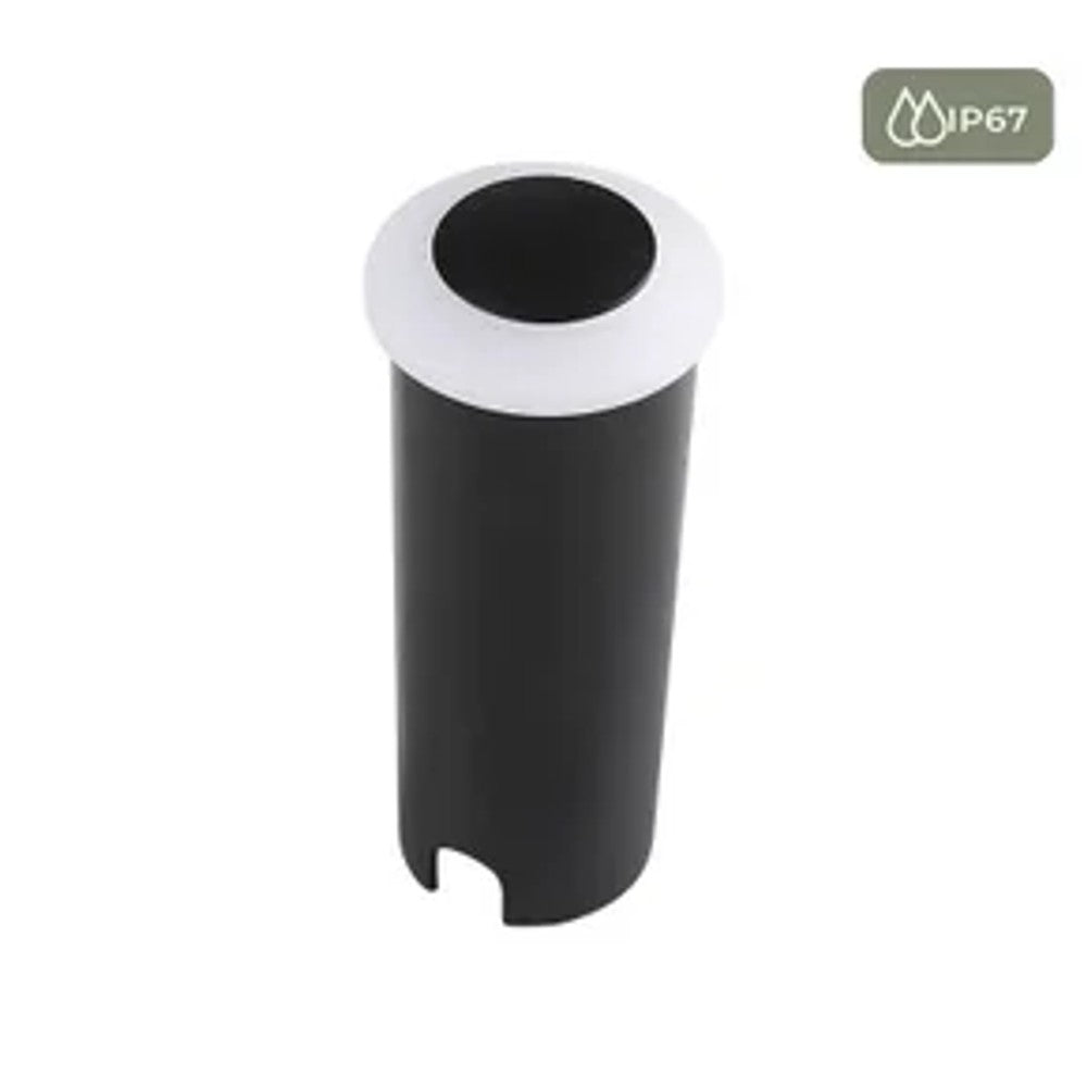 Balizador LED de Solo 1W 3000K Oslo Preto IP67 PIX