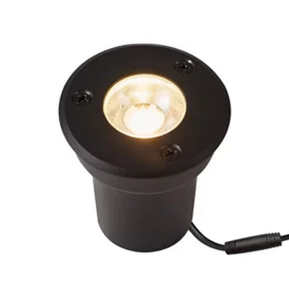 Balizador LED de Solo 1W 3000K Oslo Preto IP67 PIX