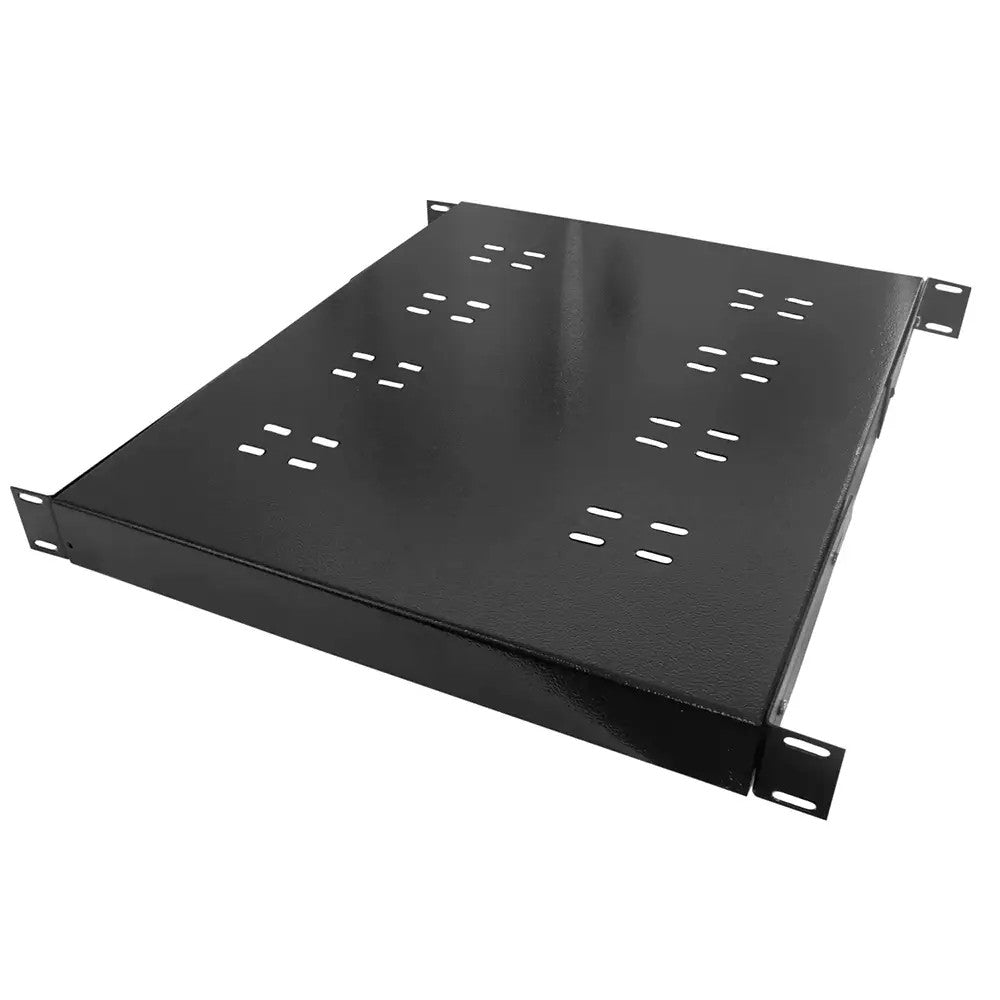 Bandeja Fixa 1U x 600mm 19 Polegadas Preto Linkeo Cemar