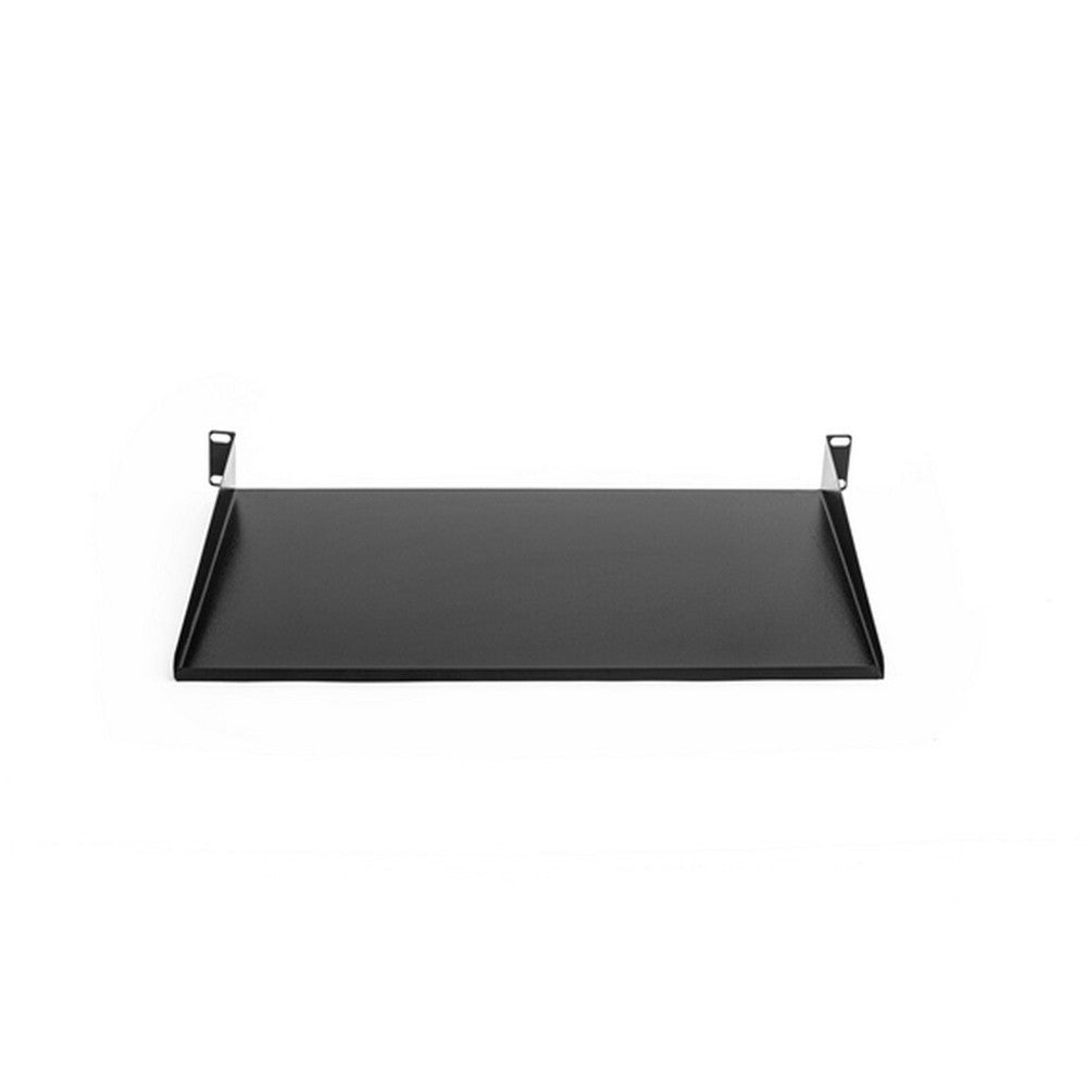 Bandeja Fixa Frontal 1U x 250mm 19 Polegadas Preto Maxmetal