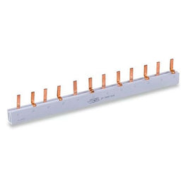 Barramento Fase DIN Bifásico 54 Polos 63A 1 metro Soprano
