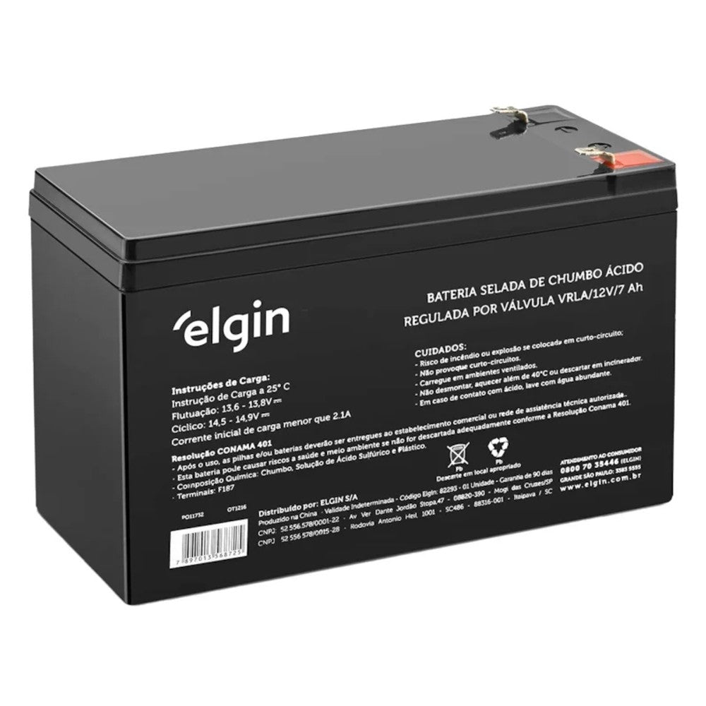 Bateria Selada 12V 7Ah