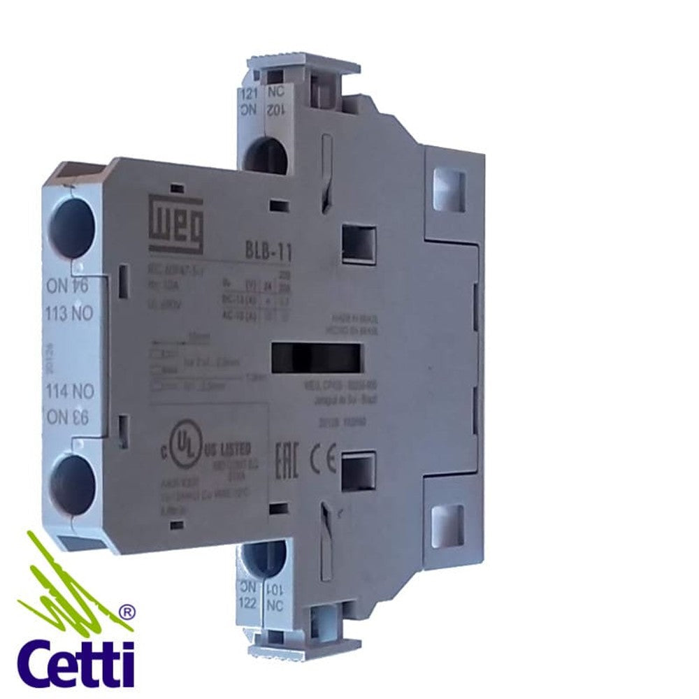 Bloco de Contato Auxiliar BLB-11 1NA+1NF WEG