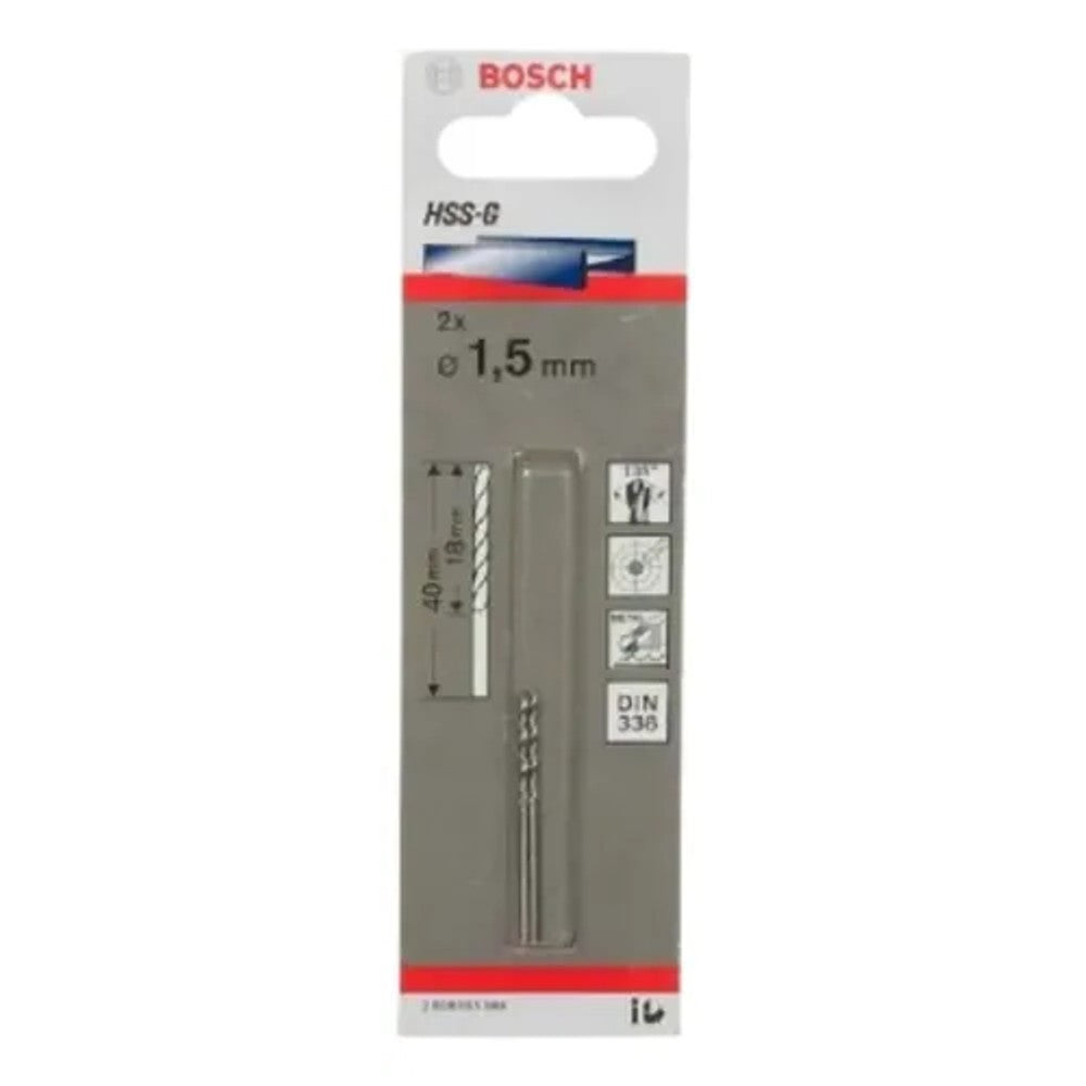 Broca Argila 1,5mm com 2 Peças Bosch
