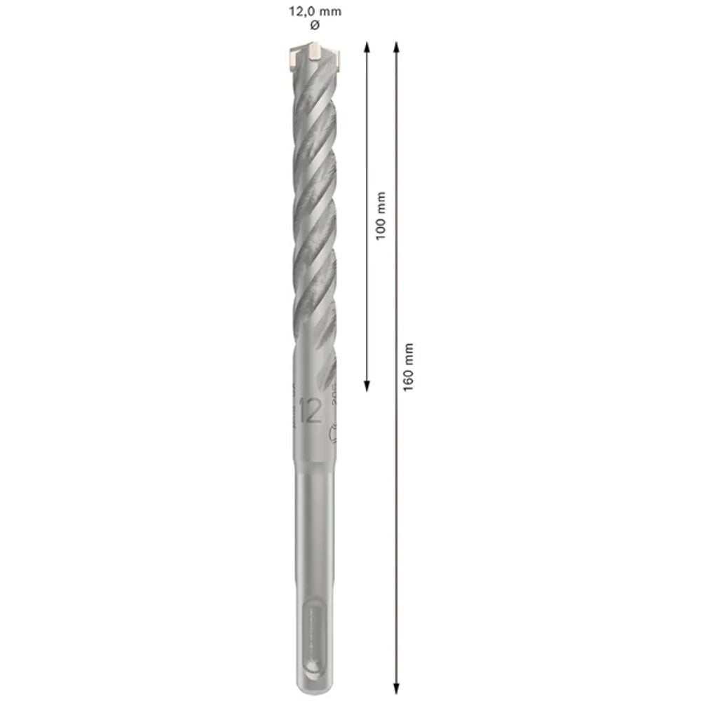 Broca SDS Plus X5 12mm x 100mm x 160mm 2608833807 Bosch