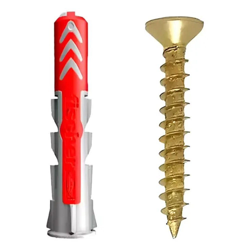 Bucha Nylon DuoPower 6 mm Fischer com 25 Peças