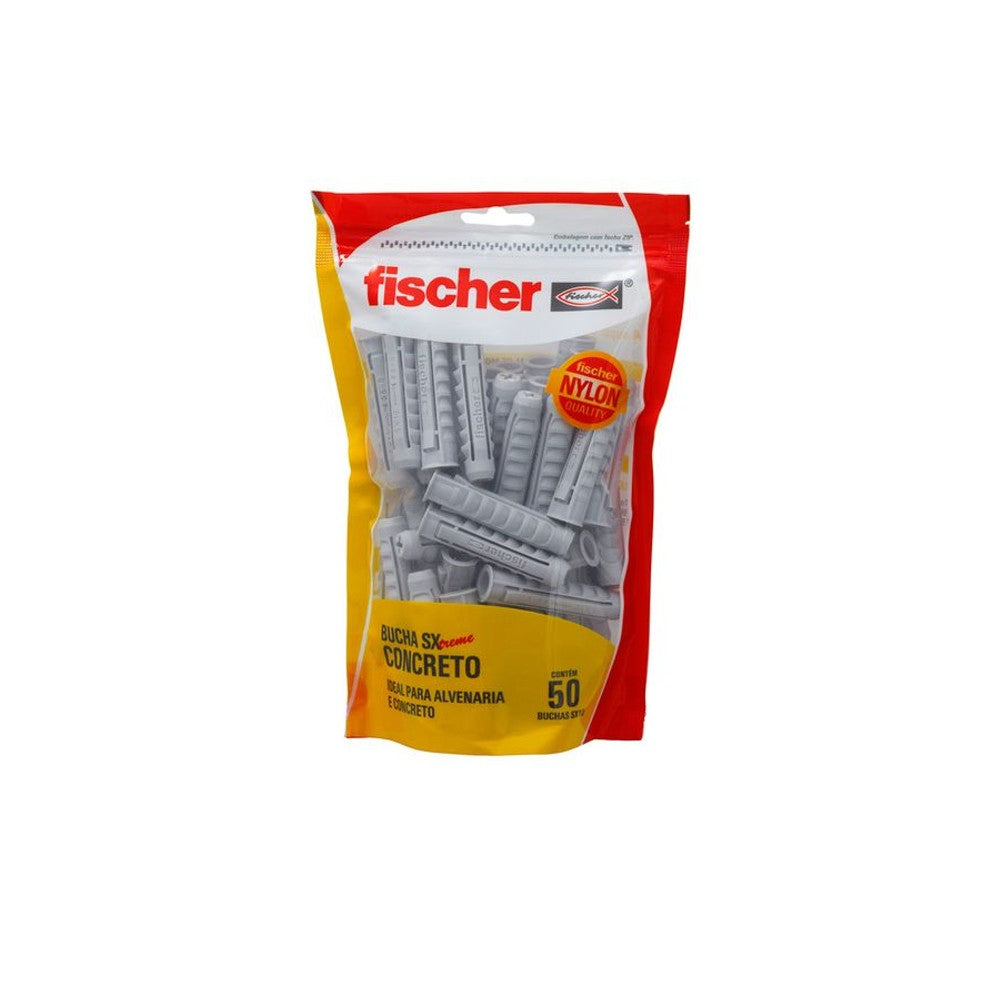 Bucha Nylon SX-10 com 50 Peças Fischer