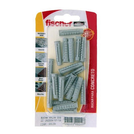 Bucha Nylon SX 6 com 20 Peças Fischer