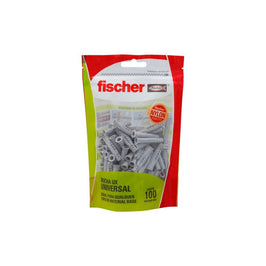Bucha Nylon UX 6A com 100 Peças Fischer