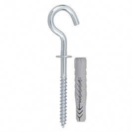 Bucha Nylon UX 8A com 2 Peças Ganchos Fischer