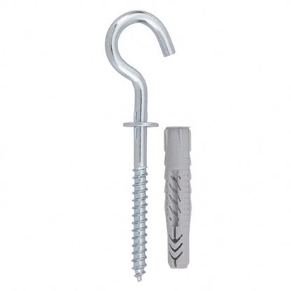 Bucha Nylon UX 8A com 2 Peças Ganchos Fischer