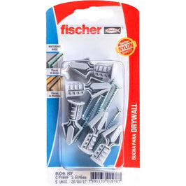 Bucha Nylon para Chapa HDF com 5 Peças Fischer Nacional
