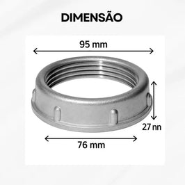 Bucha de Alumínio 3 Polegadas Wetzel