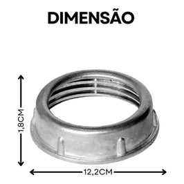 Bucha de Alumínio 4 Polegadas Wetzel
