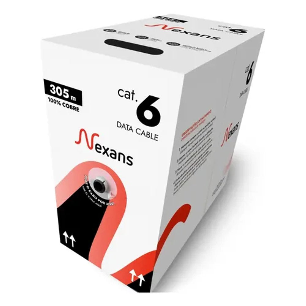 CABO UTP CAT6 23X4P CM AZUL COM 305 METROS NEXANS