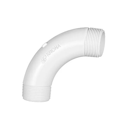 CURVA PVC 90 GRAUS 1.1/4 LONGA KRONA