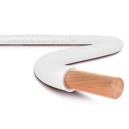 Cabo Flexível 750V 4,00mm Branco