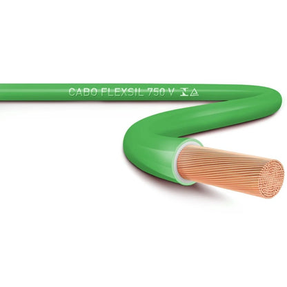 Cabo Flexível 750V 6,00MM Verde