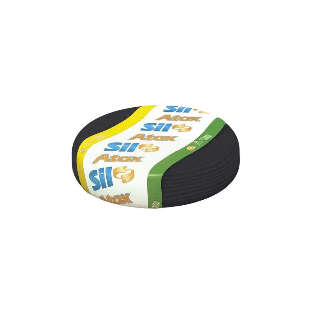 Cabo Flexível Atox 750V 4,0mm Preto com 100m Sil