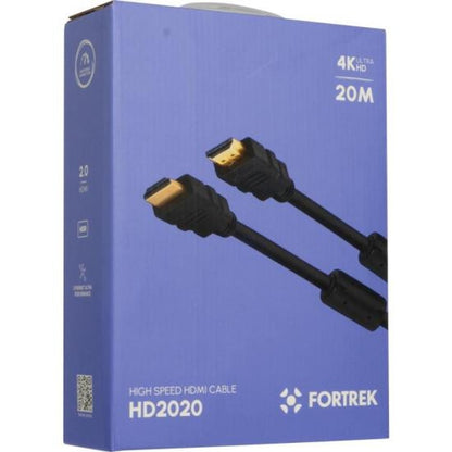Cabo HDMI Com 20m 2.0 4K HD2020 Fortrek
