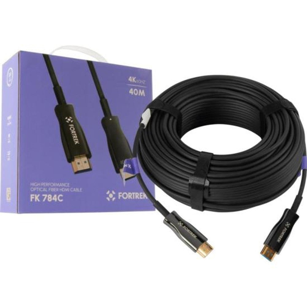 Cabo HDMI Fibra Óptica com 40m FK784C Fortrek