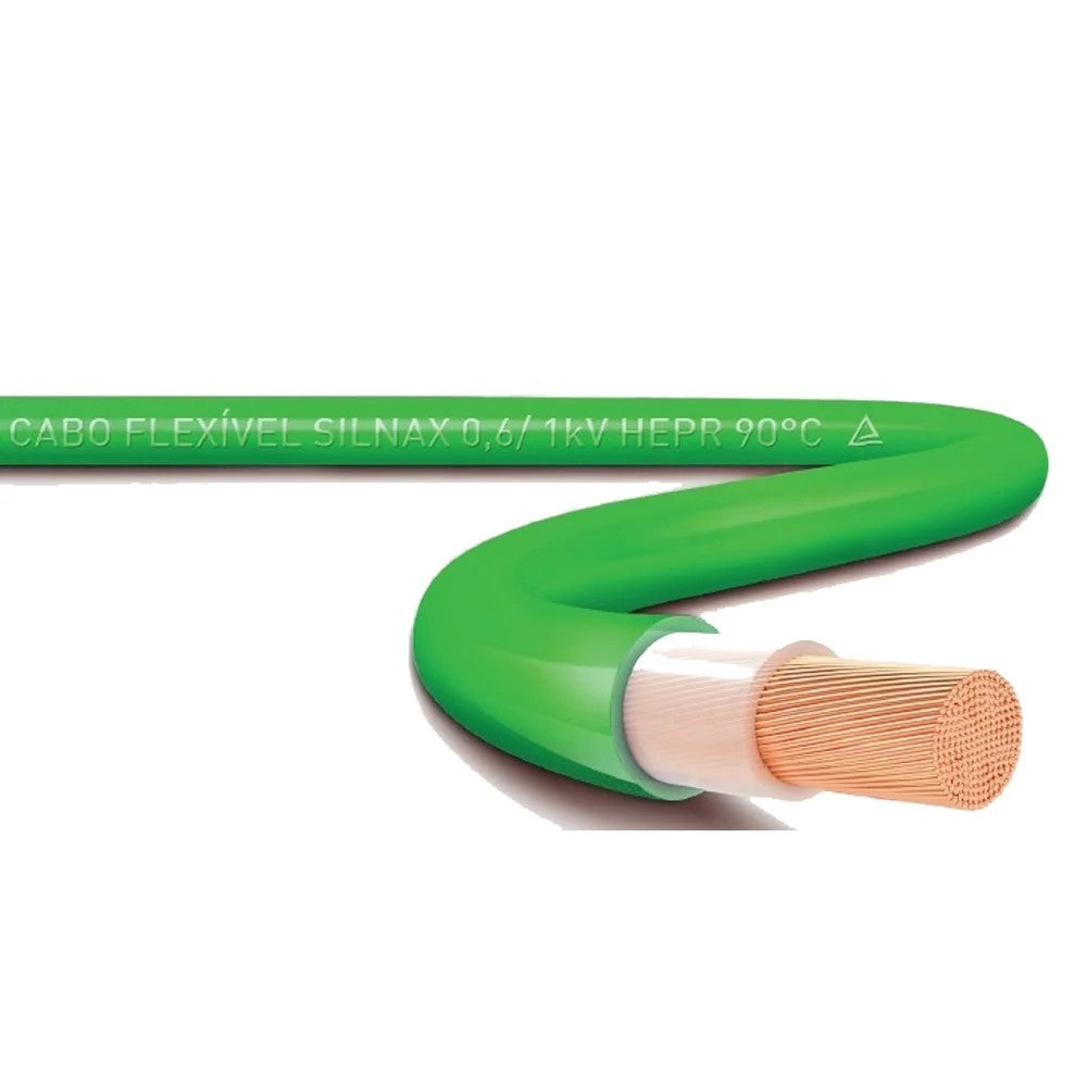 Cabo HEPR Flexível 1,5mm 1kV Verde Divisor Sil