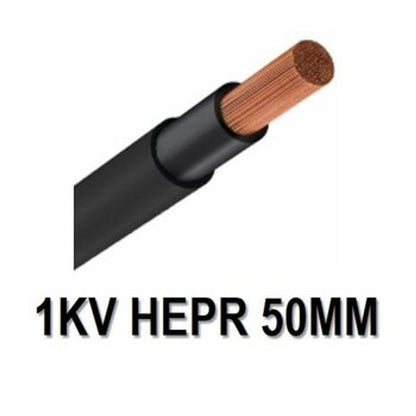 Cabo HEPR Flexível 50,0mm 1KV Preto Divisível