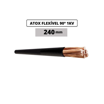 Cabo HEPR Flexível Atox 1KV 240,0mm² Preto