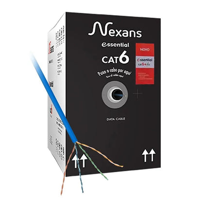 Cabo UTP CAT6 23X4P CM Azul Nexans 305 Metros